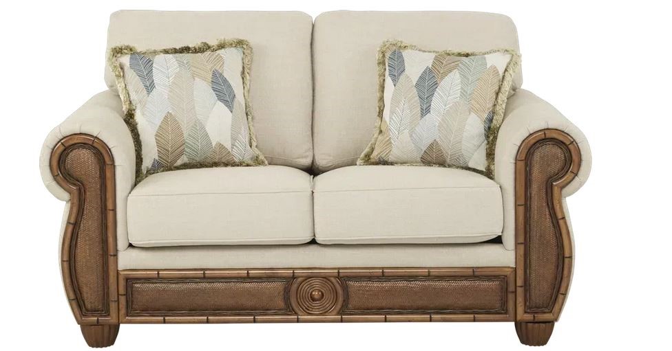 CCH KEY WEST PALMS LOVESEAT SAND