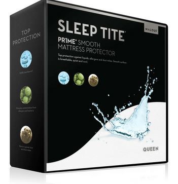 Sleep Tite Prime Smooth Hypoallergenic Mattress Protector | Full