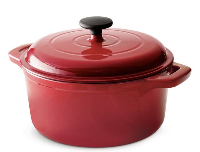 DH 5QT N-STK COOKWARE RED