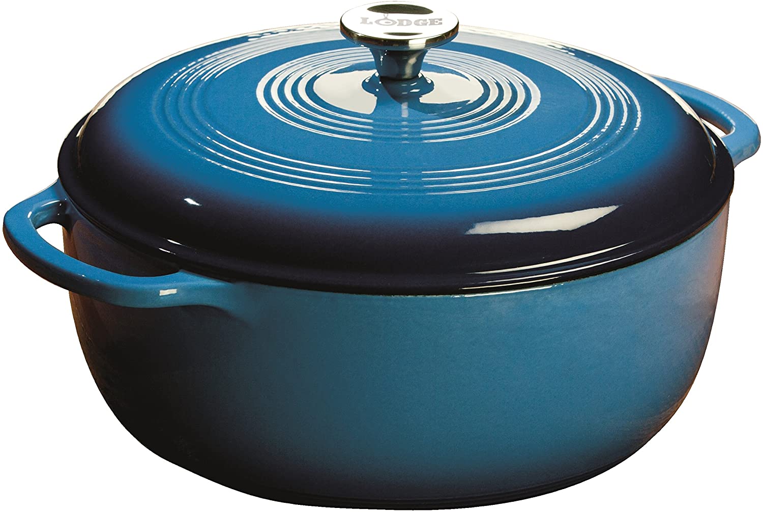 DUTCH OVEN CAST IRON BLUE 7.5Q