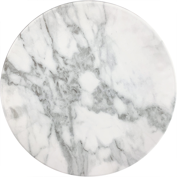 DINNER PLATE WHT RND MARBLE 11"