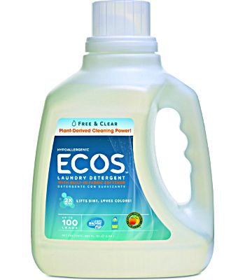 ECOS 9889/04 Laundry Detergent, 100 oz Jug