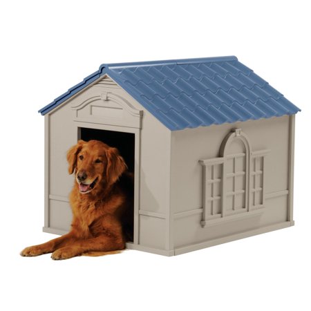 DOG HOUSE RESIN LT TAUPE LARGE