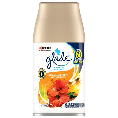 Glade 71777 Automatic Air Freshener Refill, 6.2 oz Aerosol Can, Colorless