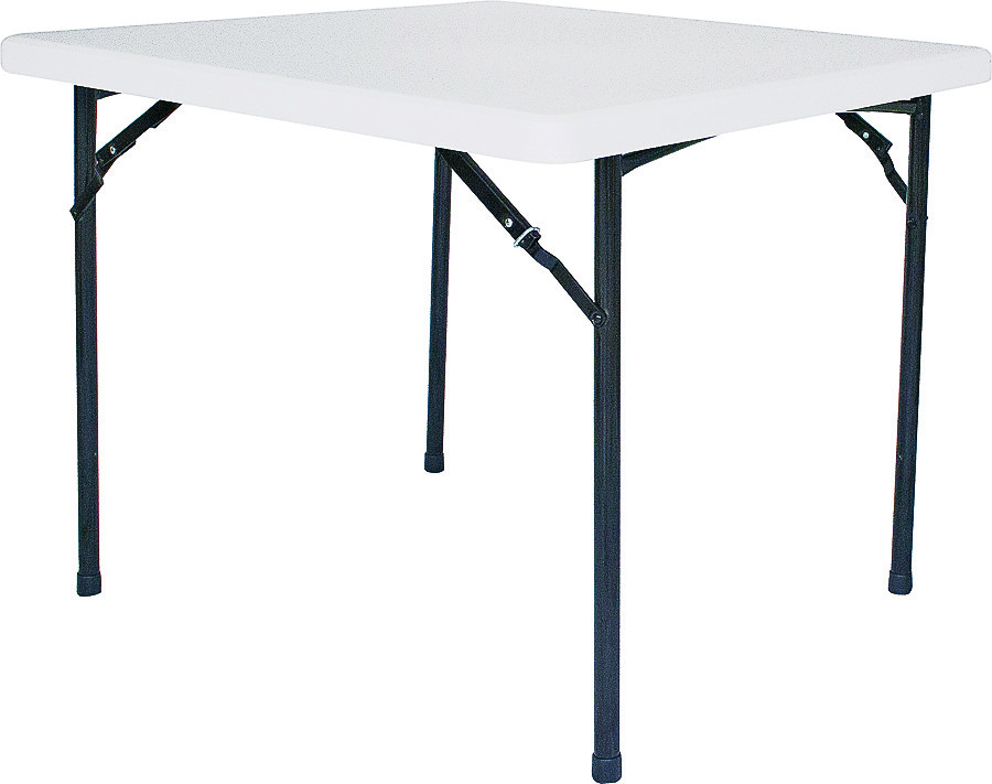 Simple Spaces Folding Table, 36 In W X 36 In D X 29-1/4 In H, Square,