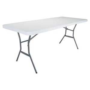 Lifetime Products 2924 Light Commercial, Rectangular Folding Table,