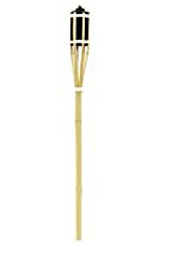Seasonal Trends Bamboo Torch, Promotional Torch, Oil Fuel, 4 Ft