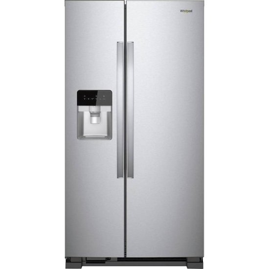 Whirlpool 21 cu. ft. Wide Side-by-Side Refrigerator with Ice Maker|