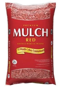SUPERIOR MULCH RED 34LB BAG