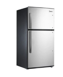 Midea  21cu. ft. Refrigerator |Stainless Steel