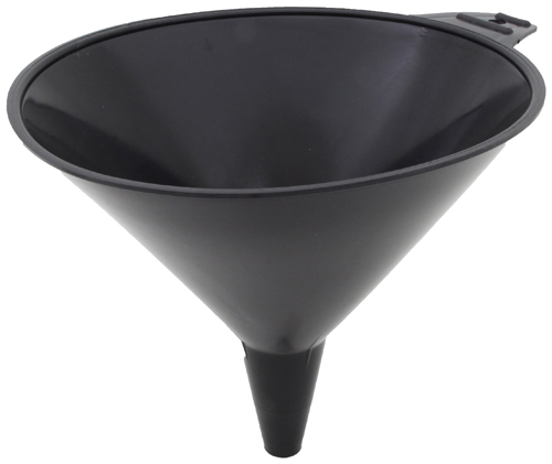 FloTool 05064 Large Funnel, 2 qt Capacity, HDPE, Black