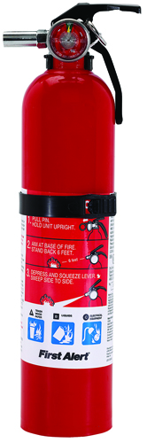 FIRST ALERT HOME1 Fire Extinguisher, Monoammonium Phosphate Extinguish