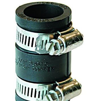 Fernco P1056-075 Pipe Coupling, 3/4 in, 2-3/8 in L