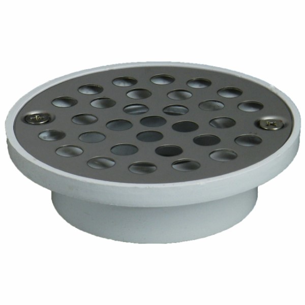 2X3 PVC SHORT FLOOR DRAIN SS STR