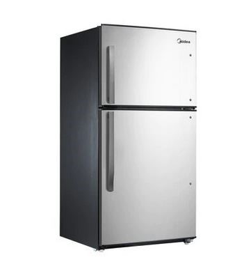 Midea  21cu. ft. Refrigerator |Stainless Steel