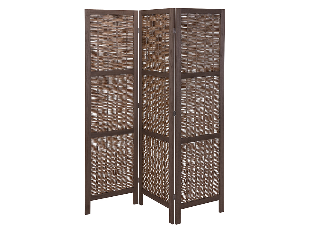 WOODEN ROOM SCREEN BROWN