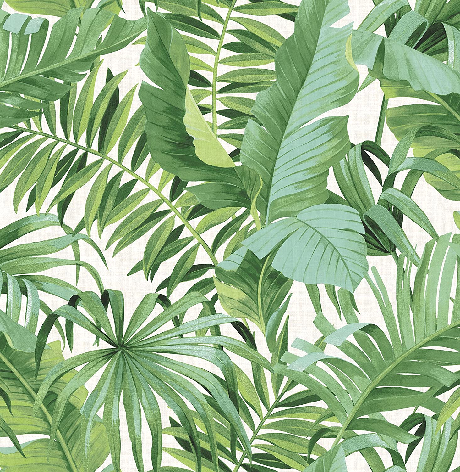 Maui Peel & Stick Wallpaper, Green 