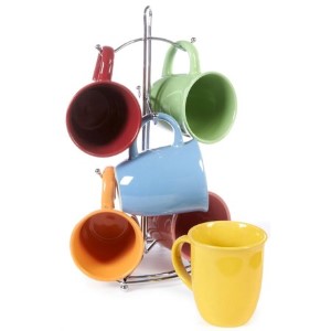 GIB COLOR CURVE 7PC MUG SET