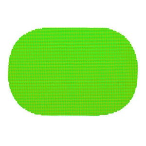 FISHNET OVAL PLACEMAT LIME 18X13