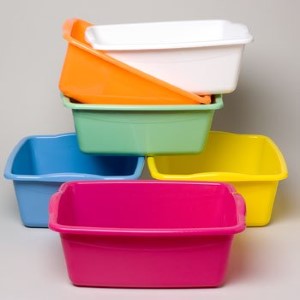 DISH PAN RECT. PLASTIC 15X12X5