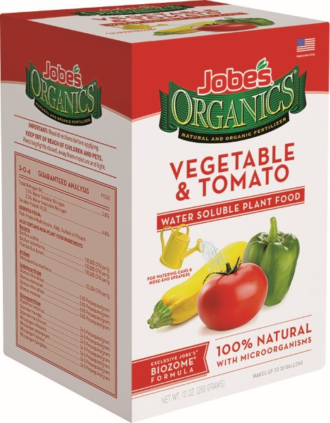 Jobes 08201 Vegetable and Tomato Fertilizer, Organic, 10 oz Box