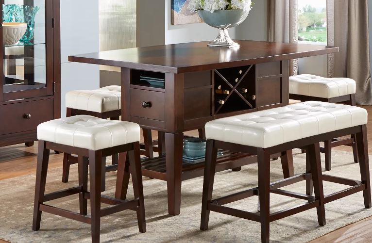 JULIAN PLACE DINING TABLE BROWN