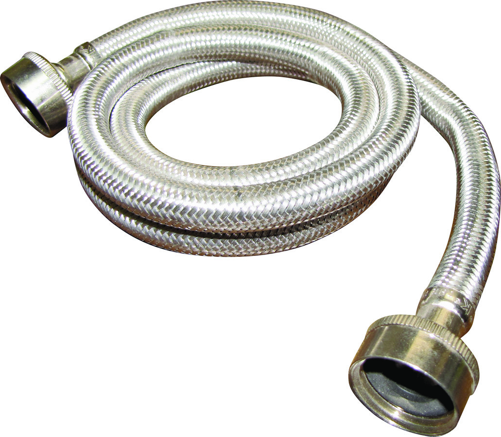 Plumb Pak PP23821 Washing Machine Discharge Hose, 3/4 in ID, 4 ft L, FHT x