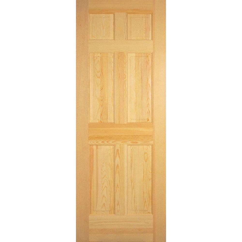 32X80 - 6 PANEL CLEAR PINE SOLID DOOR