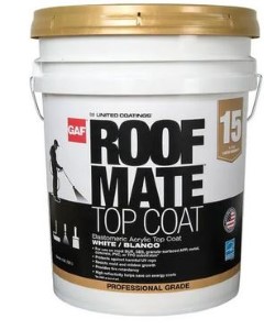 ROOFMATE TOPCOAT 5GAL WHITE