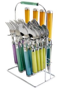 PASTEL 20PC SS FLATWARE SET