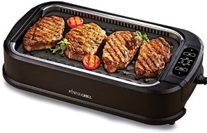 POWER SMOKELESS GRILL WITH GRIDDLE