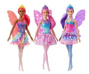 Barbie Dreamtopia Fairy Doll Purple Hair with Wings GJJ98