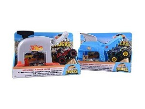 Hot Wheels® Monster Truck Launcher Play Sets with a Monster Truck and 1:64