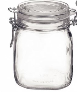 HERMATIC GLASS JAR 750ML GOURMET
