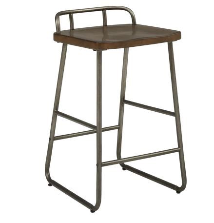 Bridgetown Brown Counter Height Stool