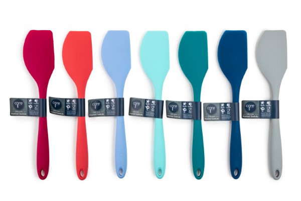 SILICONE POINTED SPATULA ASSTD