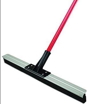 SQUEEGEE FLOOR W/CLAMP HANDL 24"