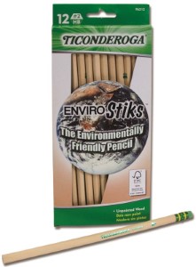 Ticonderoga 96212 Pencil, Natural Wood Barrel