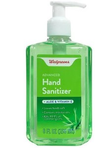 WALGREENS HAND SANITIZER 28Z