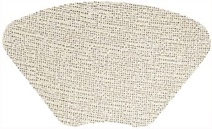 WEDGE PLACEMAT BEIGE 19X13