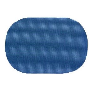 FISHNE  OVAL PLACEMAT BLUE 18X13