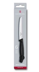 F&W 8PC KNIFE SET MULTI TOMATO