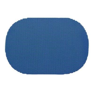 FISHNE  OVAL PLACEMAT BLUE 18X13