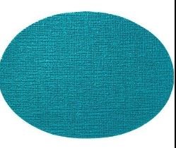 OVAL PLACEMAT TEAL 18X13