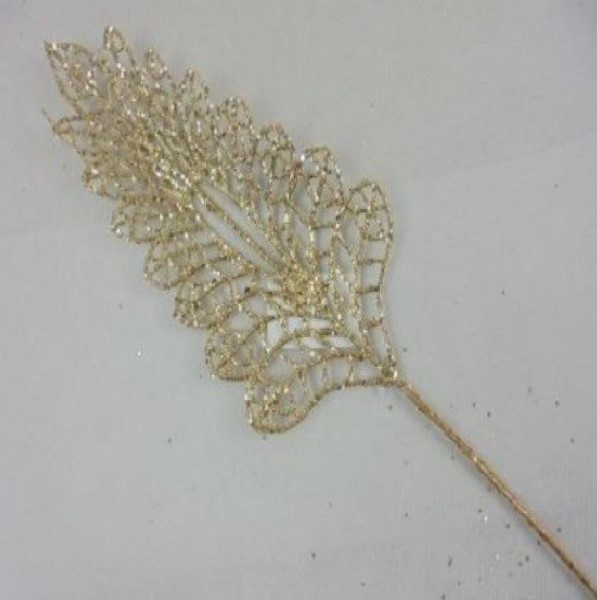 Departments 21" GOLD FERN LEAF PICK