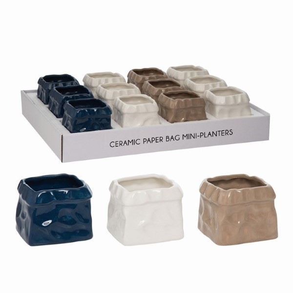 DOL PAPER BAG PLANTER SMALL 12PC