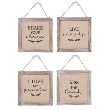 FRAMED EMBROIDE HANGING DECOR