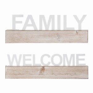 WELCOME FAMILY CUT OUT DECOR 2PC