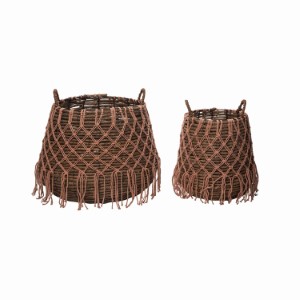 NATURAL SEAGRASS BASKET 2PC