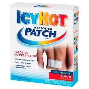 ICY HOT MEDICAT BACK PATCH XL 3S